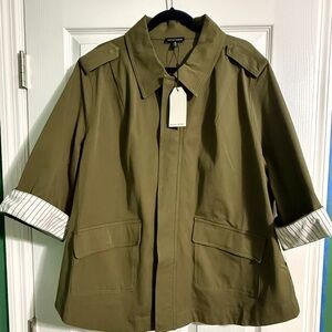 Universal Standard Upstate Stretch Cotton Twill Jacket- NWT M 18-20